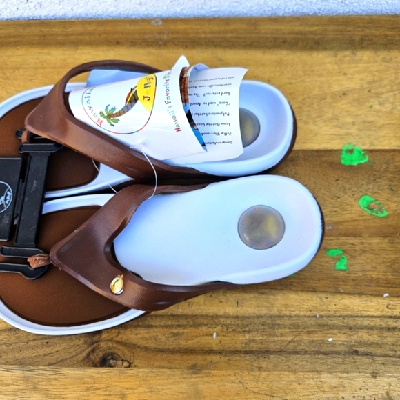 Hawaiian Jellys Ultra Comfort Coconut Fruit Unisex Flip Flop Sandal Wome… - Picture 8 of 16